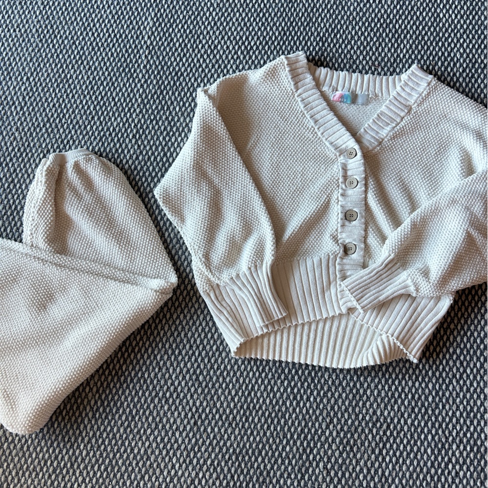 Free People Hailee Cardi set (SOLD TOGETHER)